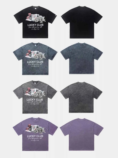 Men's Graphic Round Neck Short Sleeve T-Shirt