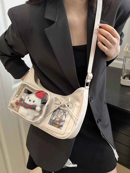 Clear Pocket Crossbody Bag