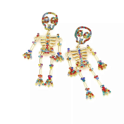 Halloween Skeleton Statement Earrings