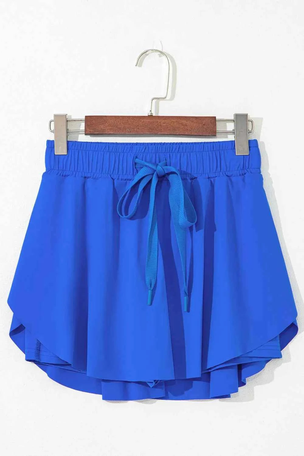Drawstring Active Skorts