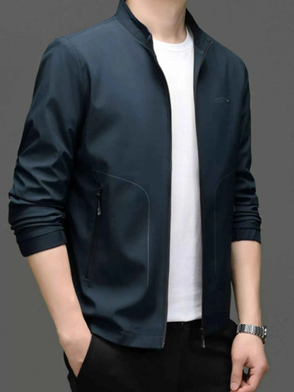 Men's Zip Up Long Sleeve Jacket