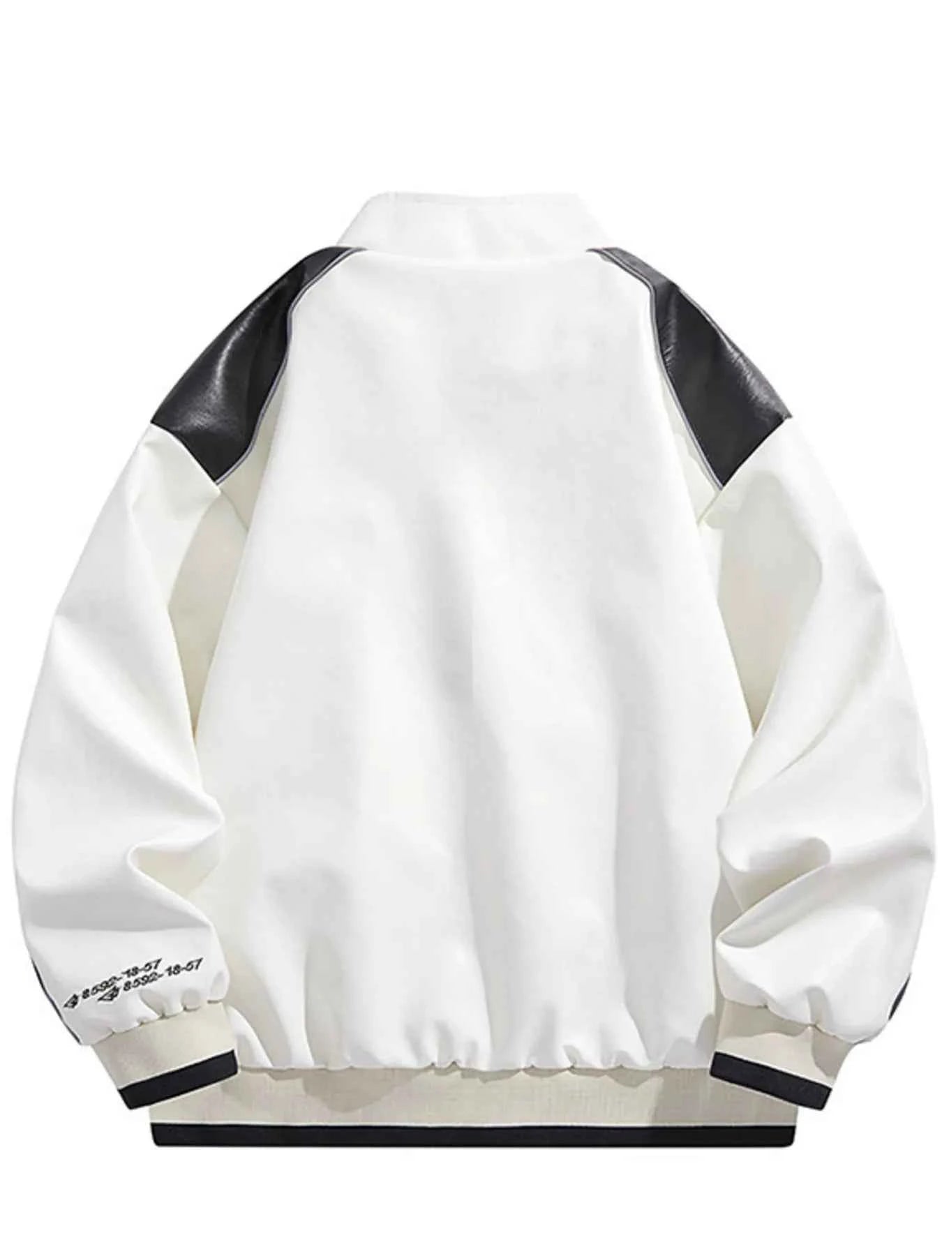 Men's Plus Size Zip Up Long Sleeve Jacket