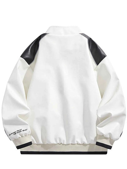 Men's Plus Size Zip Up Long Sleeve Jacket