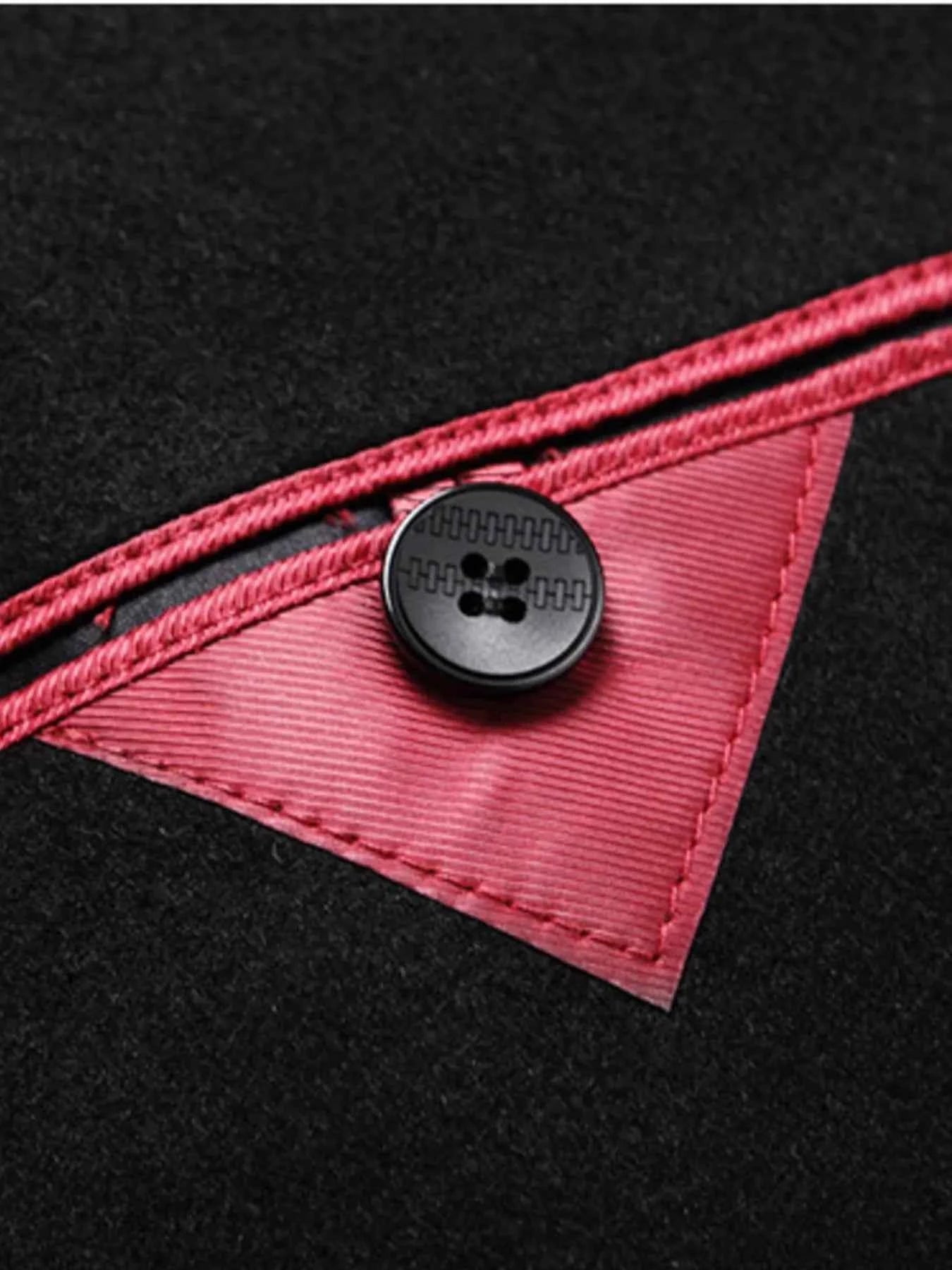 Men's Plus Size Wool Long Sleeve Outerwear