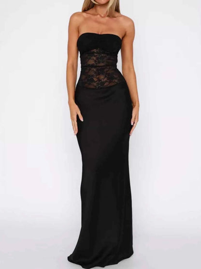 Lace Corset Maxi Dress