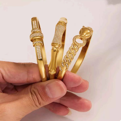 18K Gold-Plated Zircon Bracelet