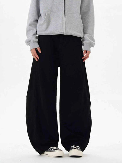 Men's Wide Leg Pocketed Pants