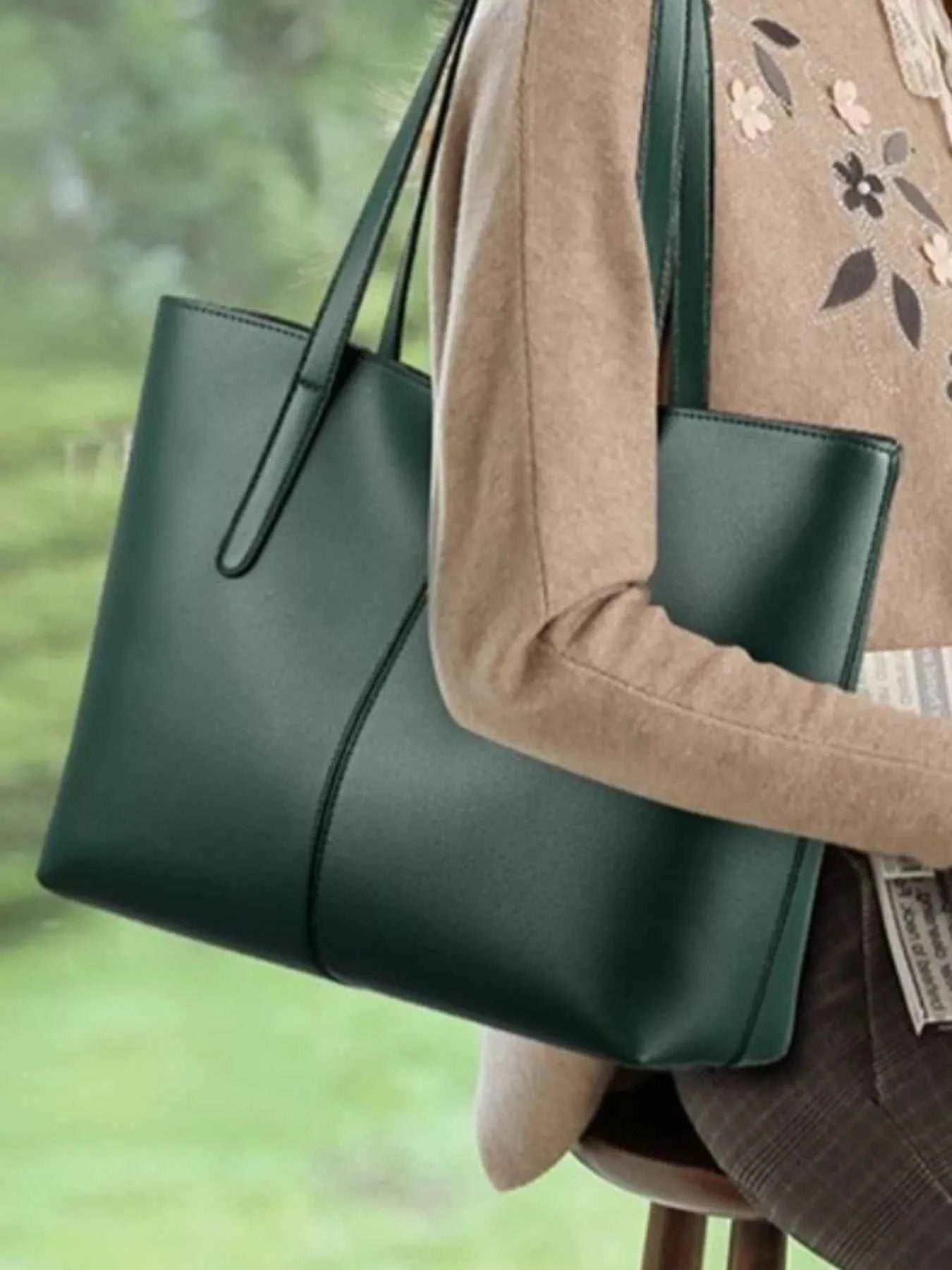 PU Leather Tote Bag