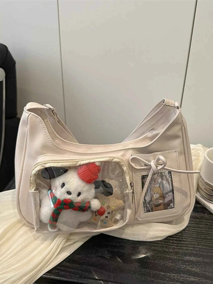 Clear Pocket Crossbody Bag