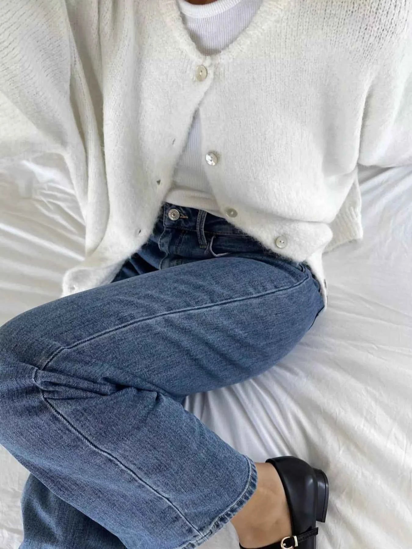Button Up Long Sleeve Cardigan