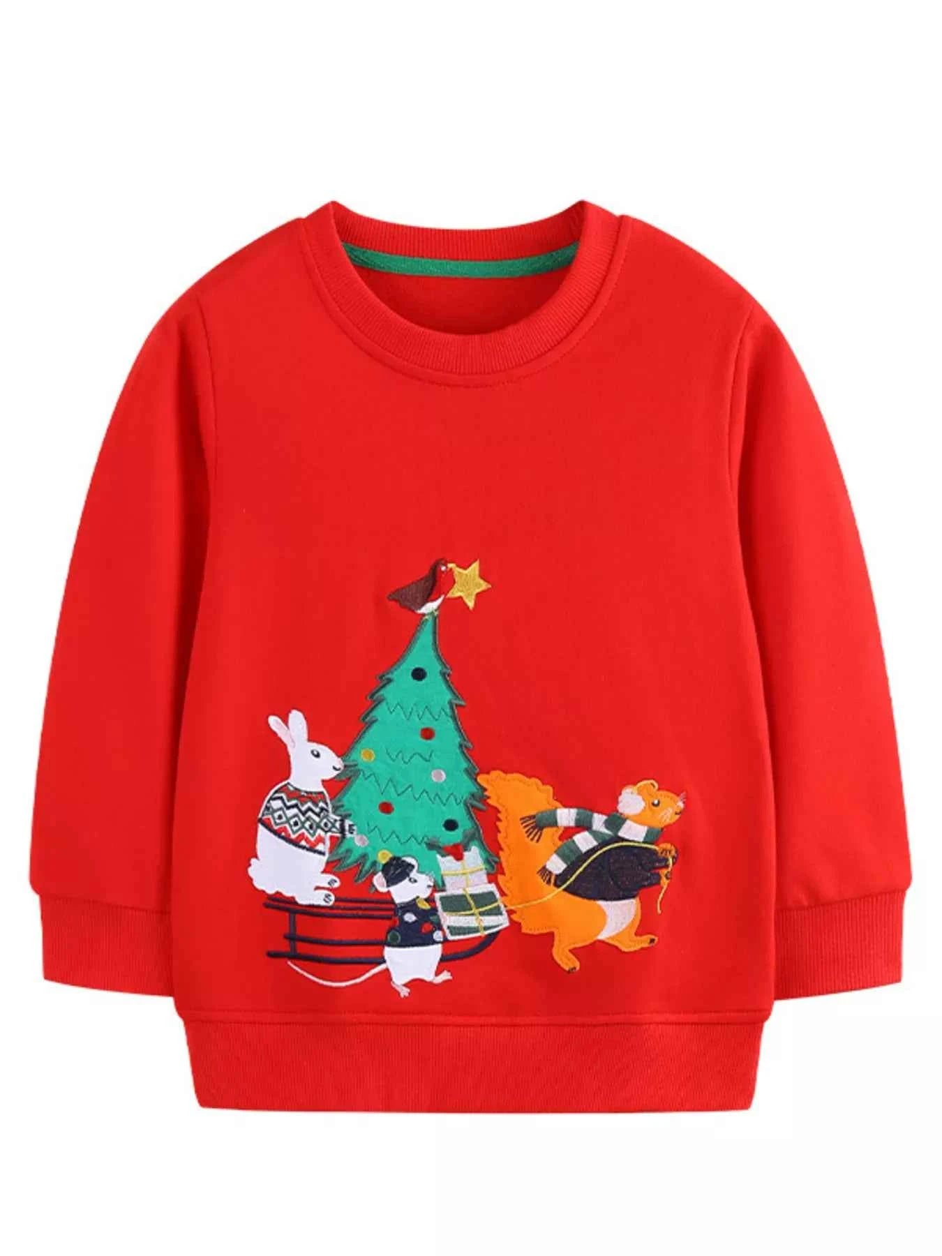 Children's Christmas Tree Crewneck Sweatshirt
