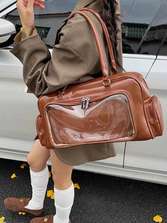 Vintage Style PU Leather Handbag