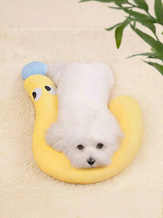 Question Mark Shaped Plush Pet Bed