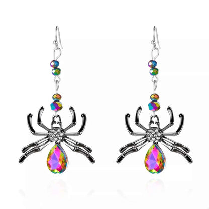 Halloween Spider Dangle Earrings