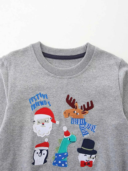Children's Christmas Crew Neck Sweatshirt
