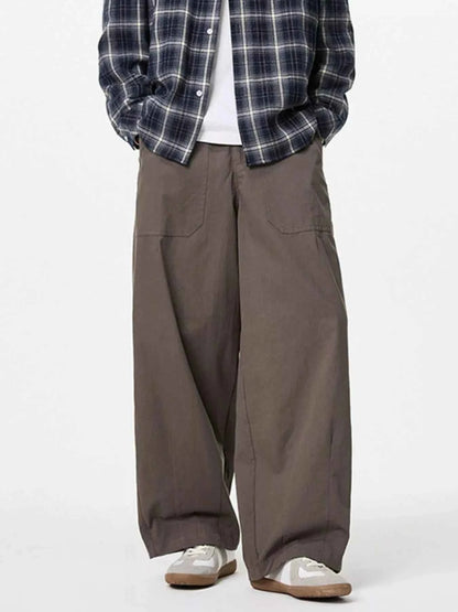 Men's Wide Leg Cargo Pants