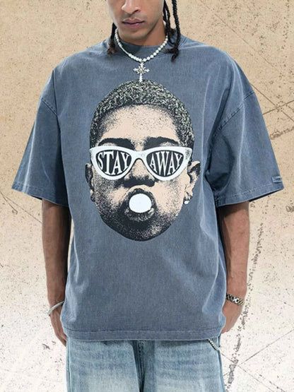 Men's Graphic Short Sleeve Oversized T-Shirt