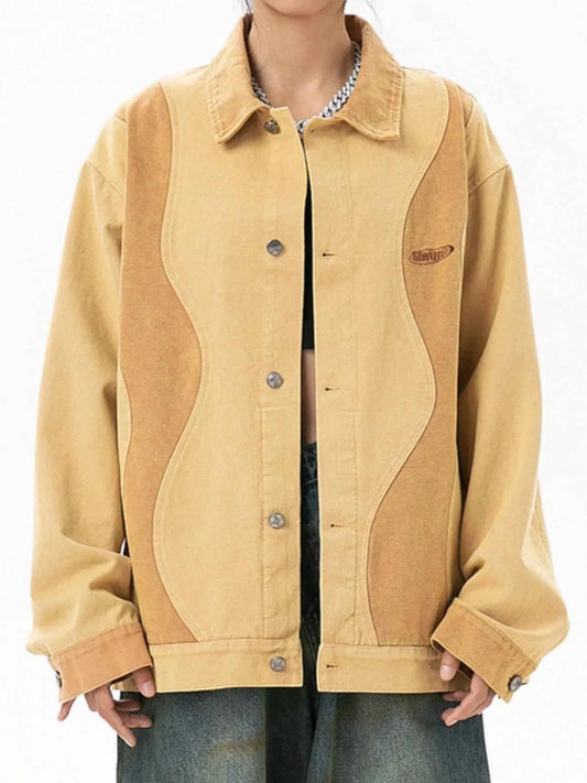 Men's Button Up Long Sleeve Jacket
