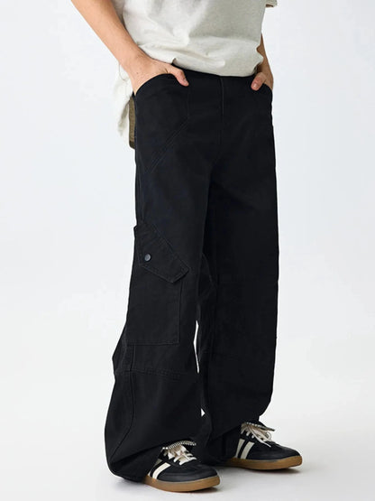 Men's Wide Leg Cargo Pants