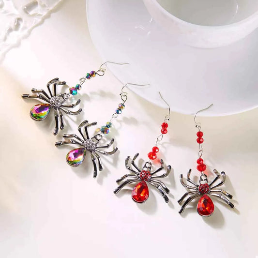 Halloween Spider Dangle Earrings