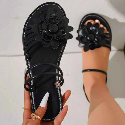 Floral Embellished Sandals