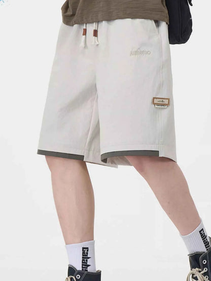 Men's Plus Size Drawstring Loose Fit Shorts