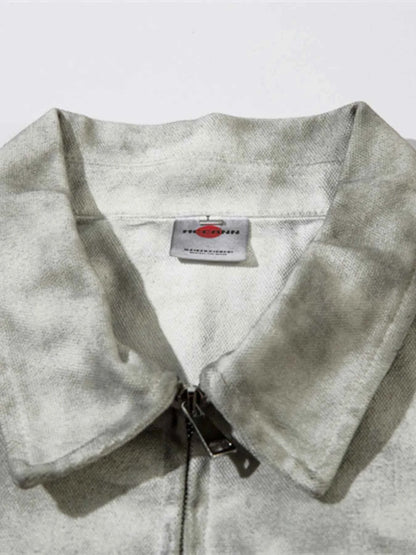 Men's Printed Zip Up Jacket