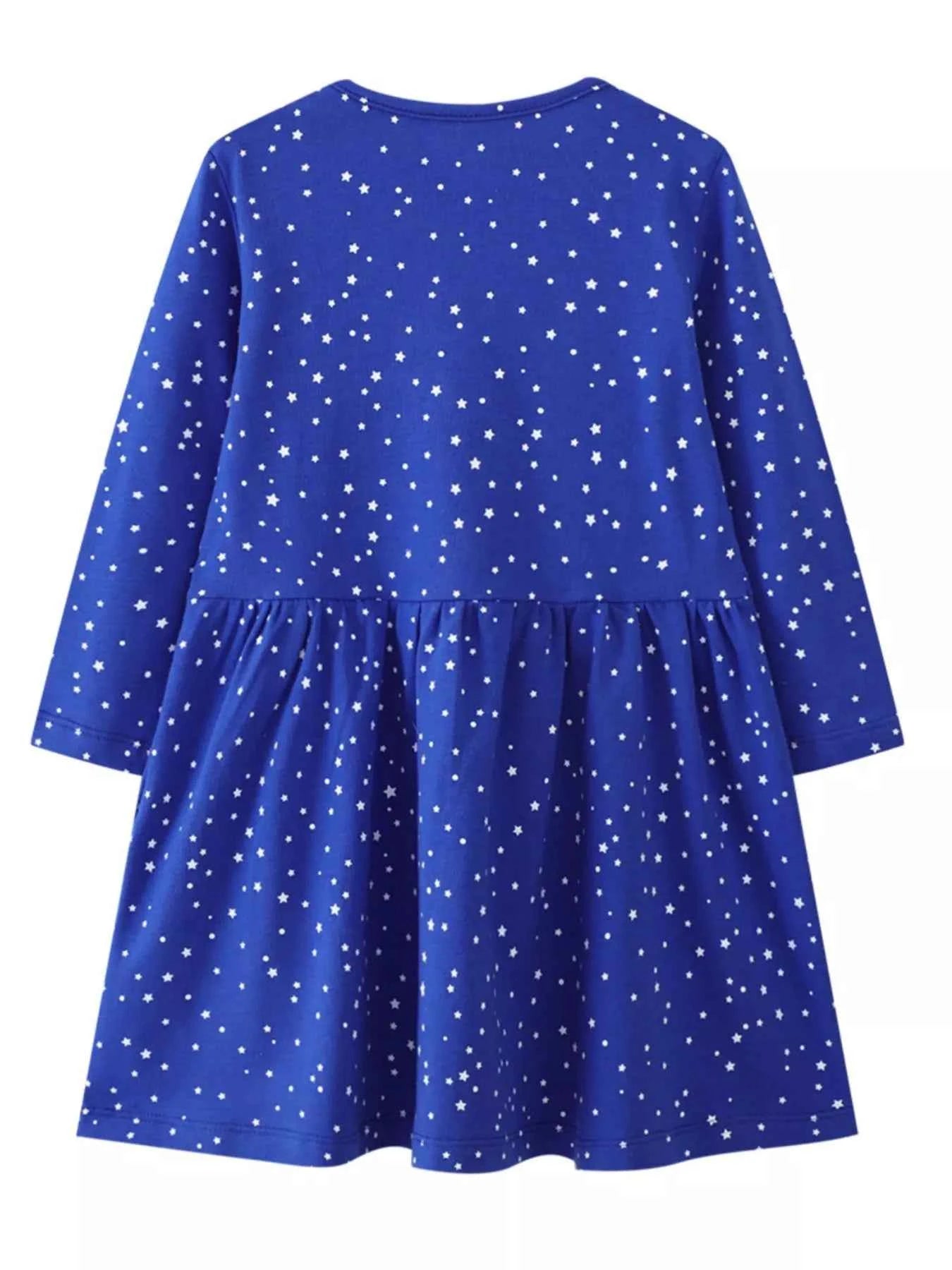 Children's Christmas Theme Long Sleeve Dress