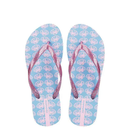 Tropical Print Summer Slippers