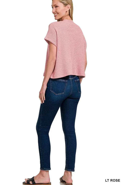 Zenana Sweater Boxy Top & Long Pants Set