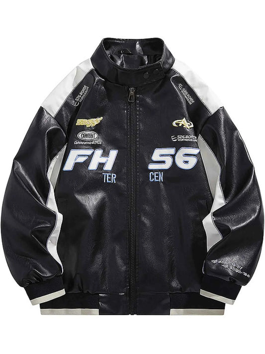 Men's Plus Size Zip Up Long Sleeve Jacket