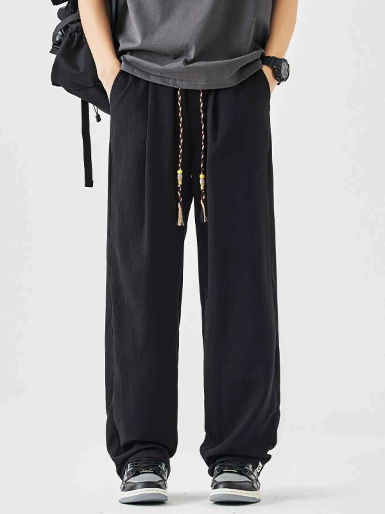 Men's Plus Size Loose Fit Drawstring Pants