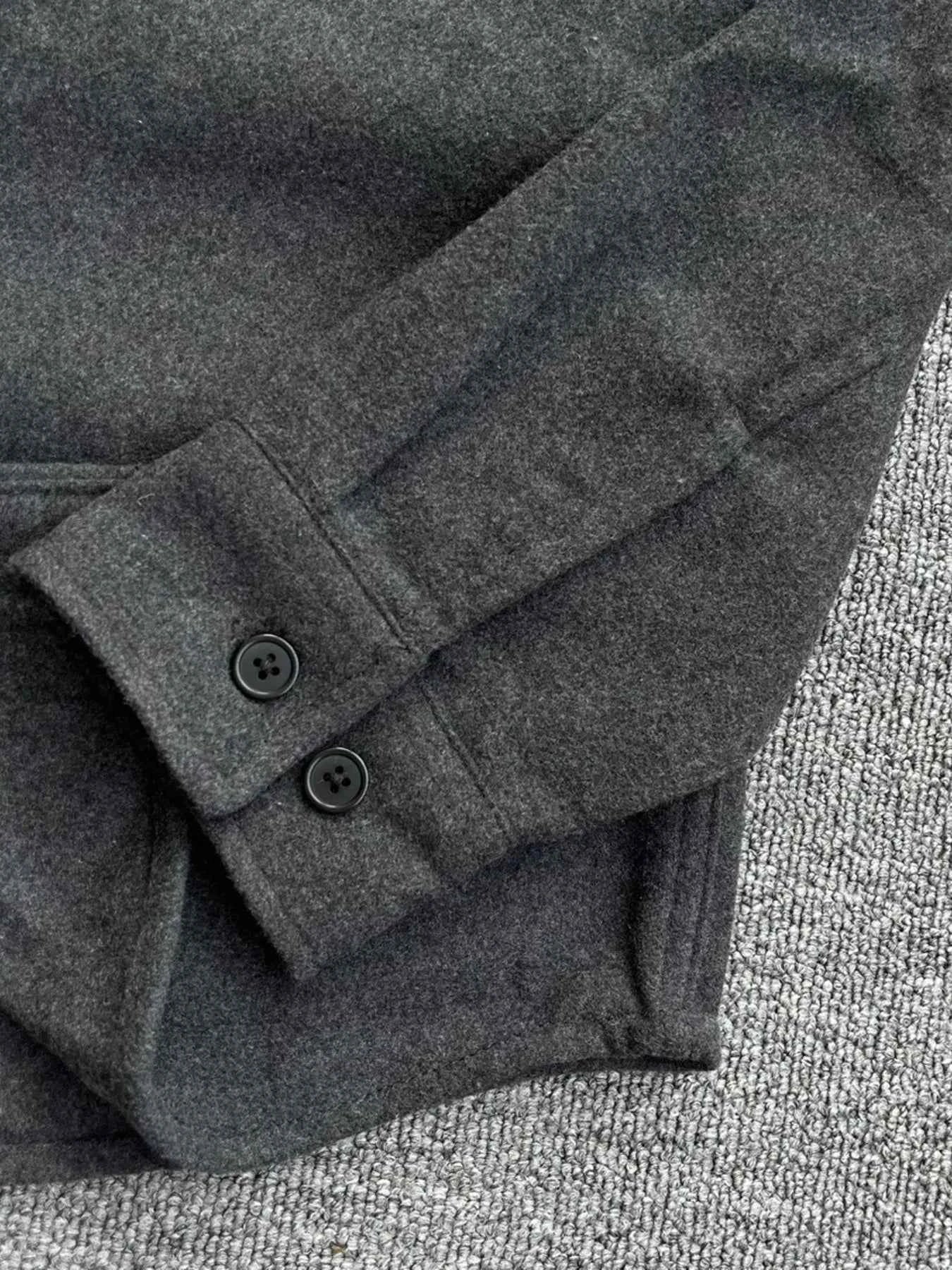 Men's Button Up Long Sleeve Shacket