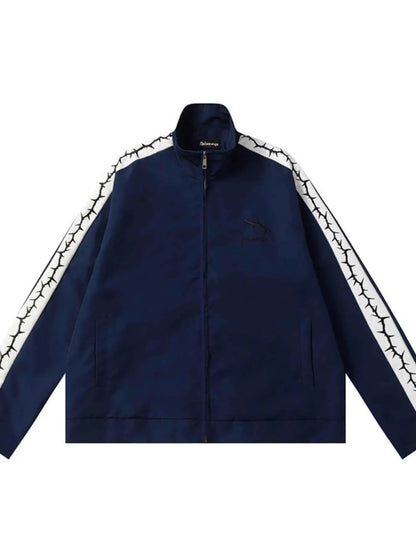 Men's Contrast Zip Up Jacket