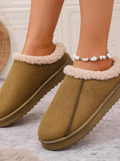 Cozy Faux Fur Lined Slippers