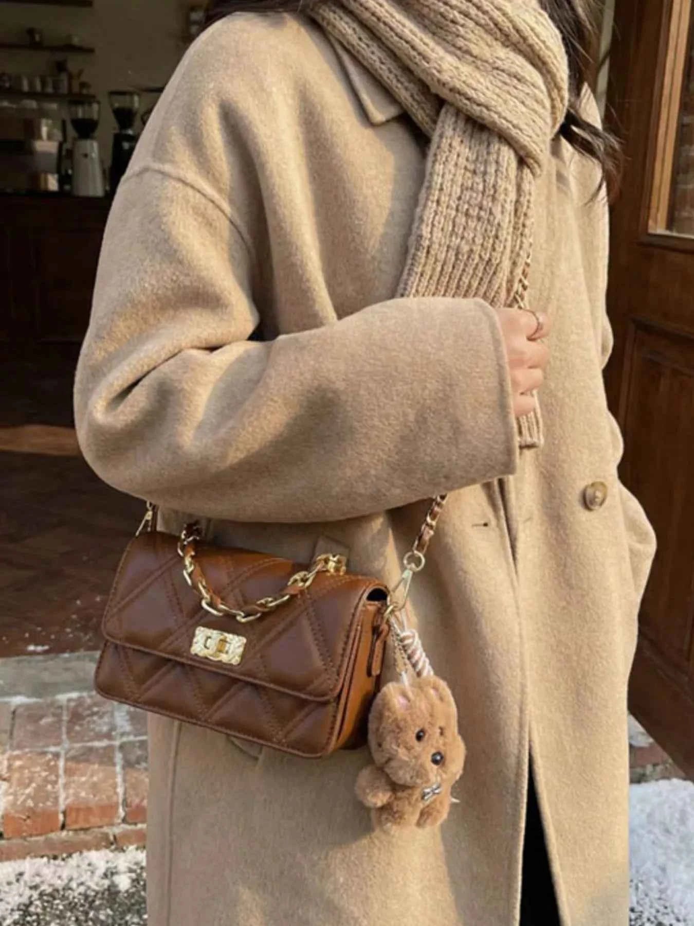 Quilted Leather Crossbody Bag