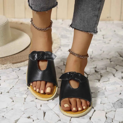 Casual Open Toe Cutout Detail Sandals