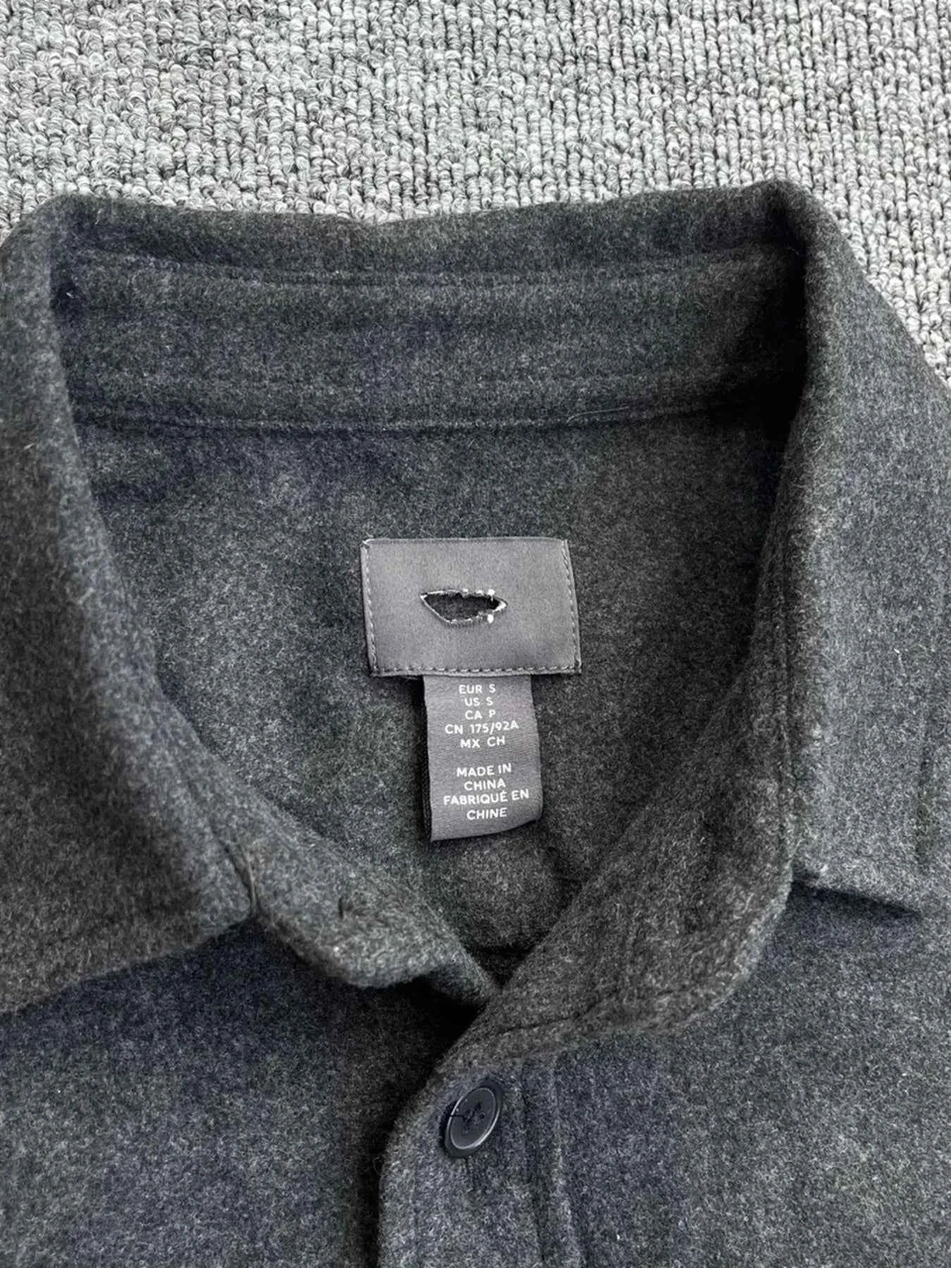 Men's Button Up Long Sleeve Shacket