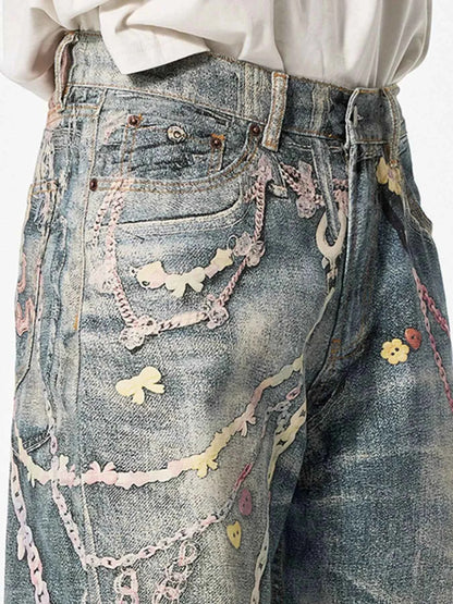 Men's Wide Leg Jeans
