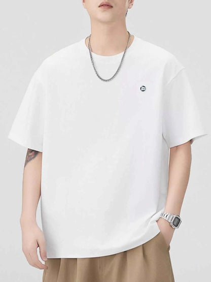 Men's Plus Size Round Neck Short Sleeve T-Shirt