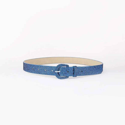 Sequin PU Leather Belt