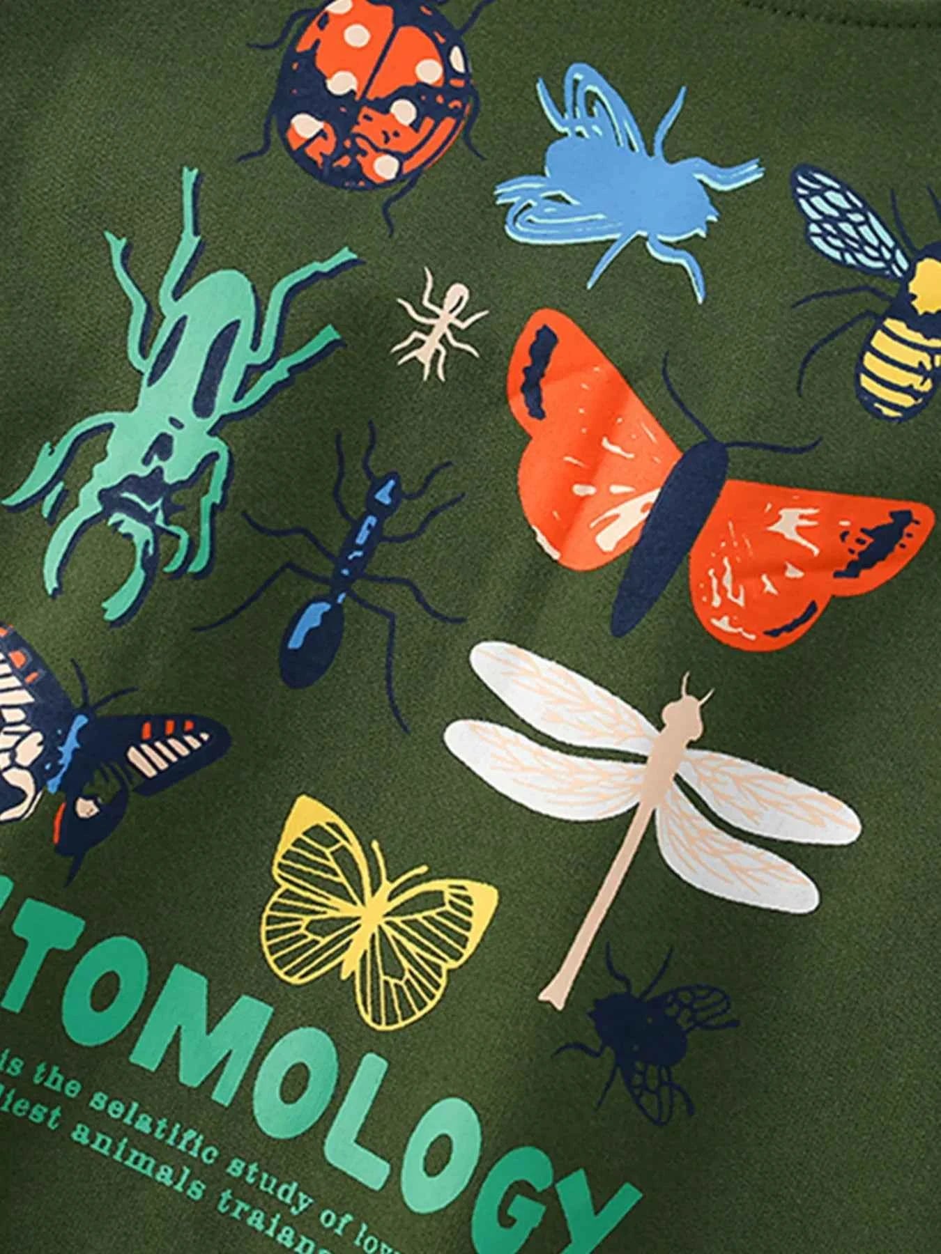 Children's Butterfly Crew Neck Sweatshirt