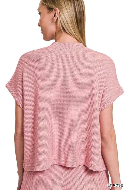 Zenana Sweater Boxy Top & Long Pants Set