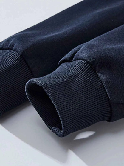 Men's Plus Size Turtleneck Long Sleeve Sweatshirt