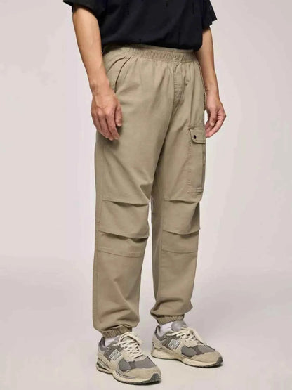 Men's Full Size Elastic Waist Joggers Plus Size