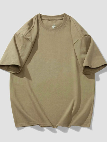 Men's Full Size Round Neck Short Sleeve T-Shirt Plus Size