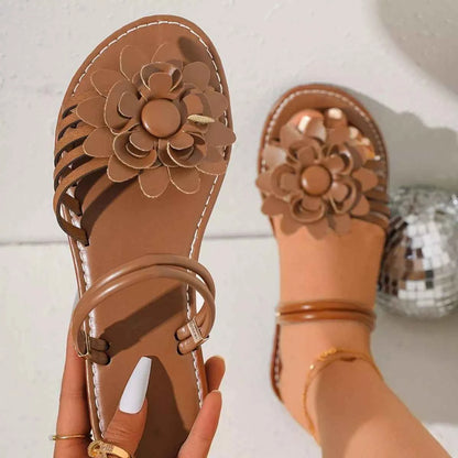 Floral Embellished Sandals