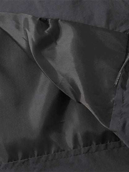 Men's Drawstring Long Sleeve Hooded Jacket