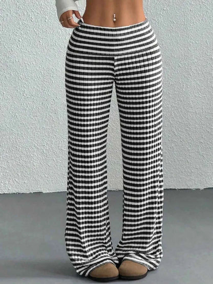 Striped Wide Leg Pants
