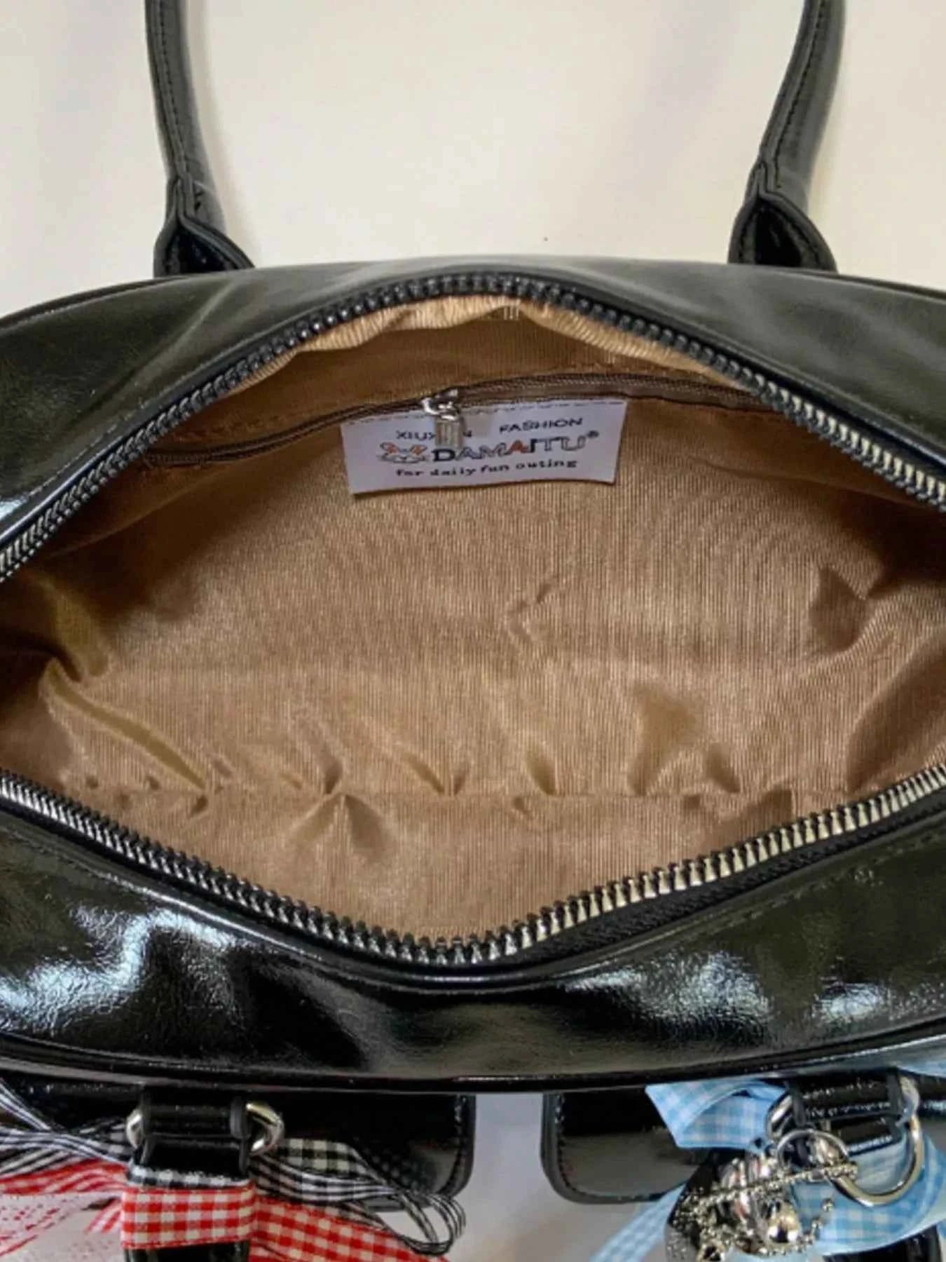 Ribbon Decor Shoulder Bag